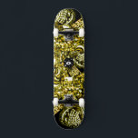 Trippy Black Guld Doodle Mini Skateboard Bräda 18,5 Cm<br><div class="desc">Den här trippelskateboard för guld och svart perfekt är ett val för roligt och artister! Varje design av Flödesdesignen är unikt skapat att inspirera alla att anamma sina brister och uppmuntra dem att ansluta sig till sin lekande sida. Firar din äkta självkänsla och sprider positiva vibbar runt dig!</div>
