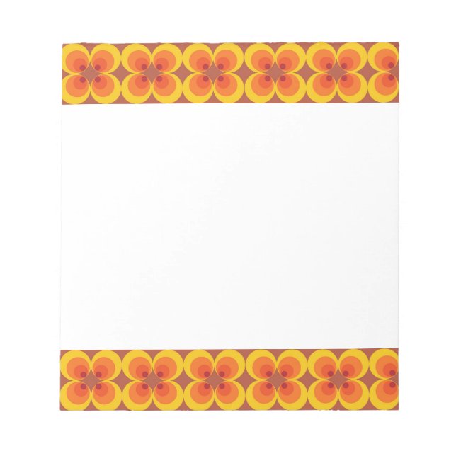 Trippy blommor  anteckningsblock (Framsida)