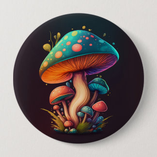 Trippy Blue Amanita Muscaria mushroom 4-knapp Knapp