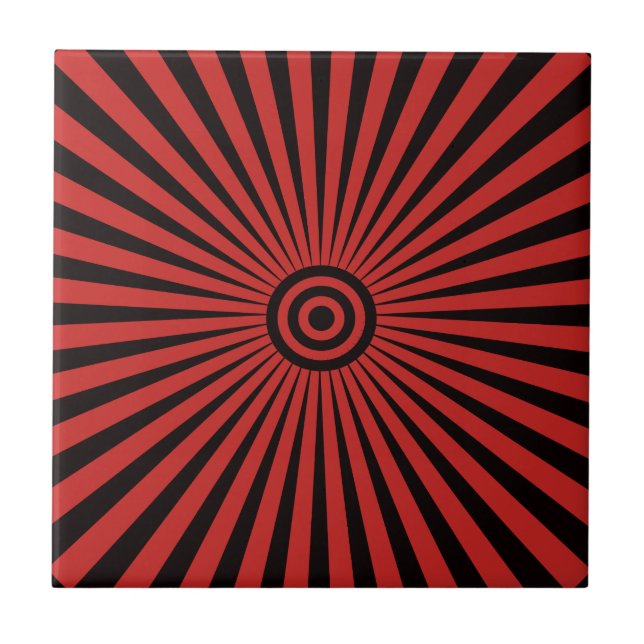 Trippy Bullseye Kakelplatta (Framsidan)
