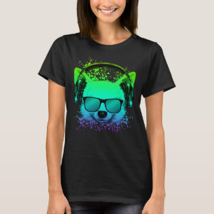 Trippy Chihuahuas Hund Dj för Ravers Edm Techno Ho T Shirt