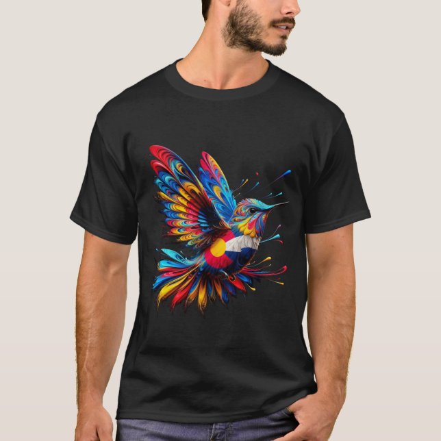 trippy COLORADO colibri T Shirt (Framsida)