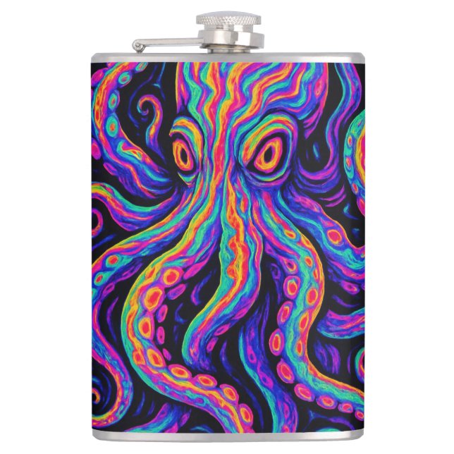 Trippy Colorful Octopus Fickplunta (Framsidan)