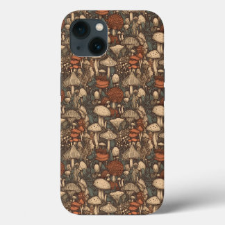 Trippy Cottagecore Mushroom iPhone/iPad-fall