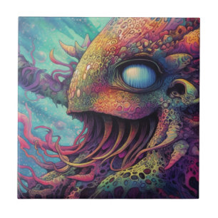Trippy creening kakelplatta
