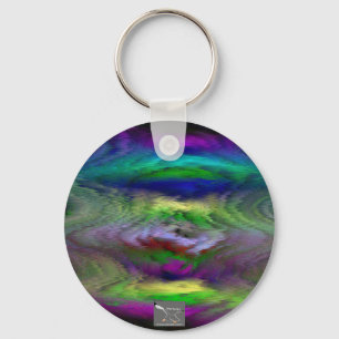 Trippy design nyckelring