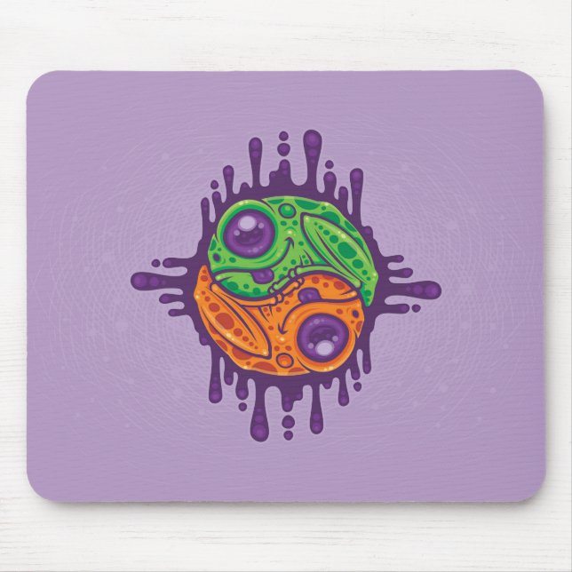 Trippy Drippy Frog Yin Yang Musmatta (Framsidan)
