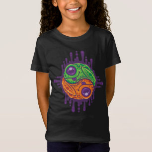 Trippy Drippy Frog Yin Yang T Shirt