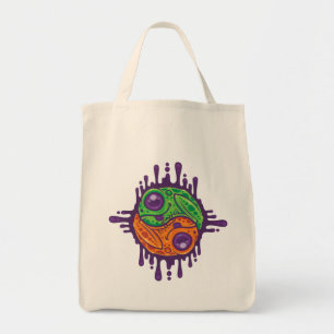 Trippy Drippy Frog Yin Yang Tygkasse