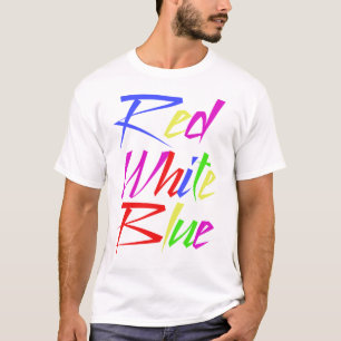 Trippy fla färgT-tröja Tee Shirt