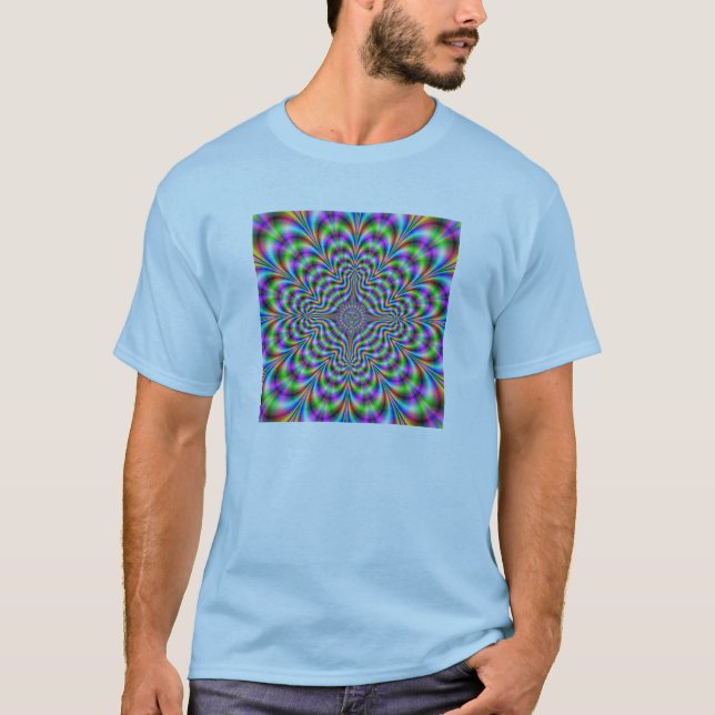 trippy fractalskjorta tröja (Framsida)
