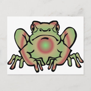 Trippy Frog Vykort