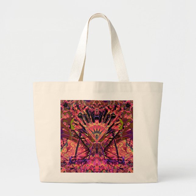Trippy Garland Jumbo Tygkasse (Framsidan)