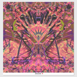 Trippy Garland Klistermärken