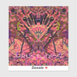 Trippy Garland Klistermärken