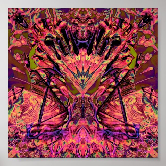 Trippy Garland Poster (Framsidan)