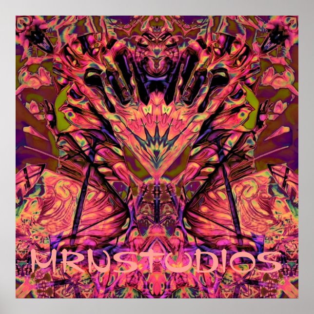 Trippy Garland Poster (Framsidan)