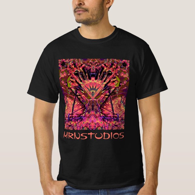 Trippy Garland T Shirt (Framsida)