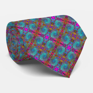 Trippy Himlar Blue Abstrakt Retro Liquid Swirl Slips