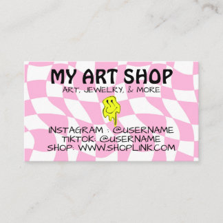 Trippy Hippie-Affärskort Visitkort