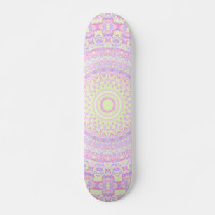 Trippy Hippie Mandala Mini Skateboard Bräda 18,5 Cm