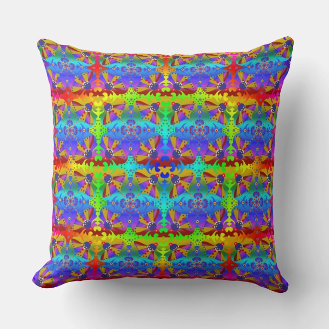 Trippy Hippie Stil | Boho Beauty Kudde (Framsida)