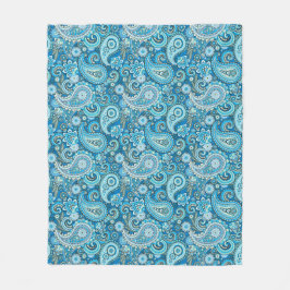Trippy Hippy Paisley Fleece Blanket