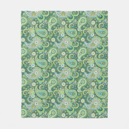 Trippy Hippy Paisley Fleece Blanket