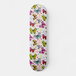 Trippy Hippy Retro Paisley Mini Skateboard Bräda 18,5 Cm