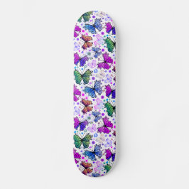 Trippy Hippy Retro Paisley Mini Skateboard Bräda 18,5 Cm