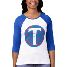 Trippy initial dots lila passion måne-cirkel