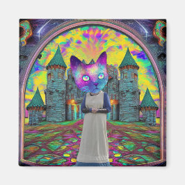 Trippy Kattunge Magnet
