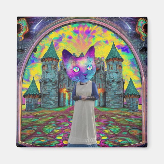 Trippy Kattunge Magnet (Framsidan)