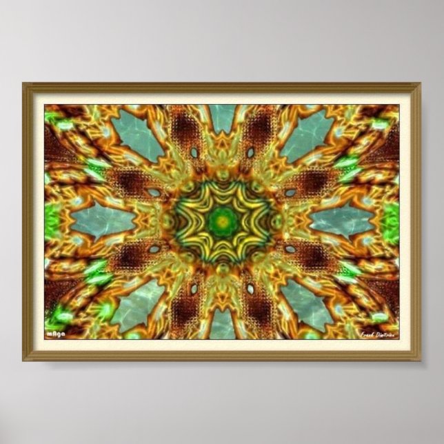 Trippy Keleidoscopic Poster (Framsidan)