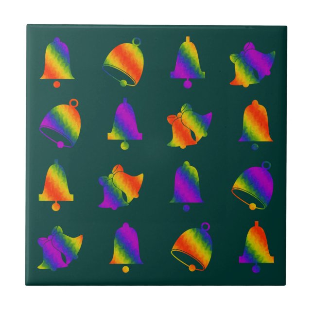 Trippy Klockor Kakelplatta (Framsidan)