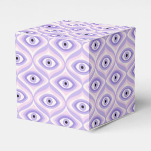 Trippy Konstig Öga Mönster - Pastel Lila och Rosa Presentaskar