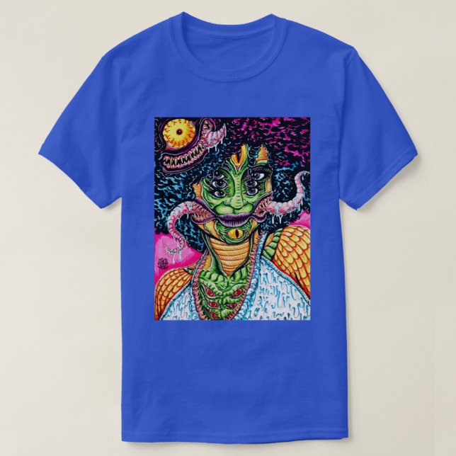 Trippy Lady T Shirt (Design framsida)