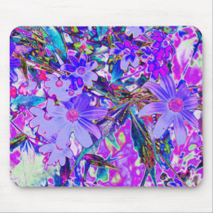 Trippy Lila and Magenta Colorful Wildwers Musmatta