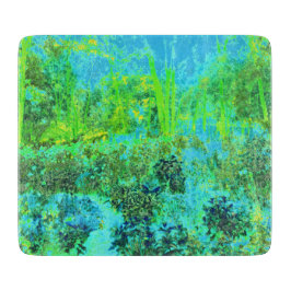Trippy Lime Green and Blue Garden Ligcape