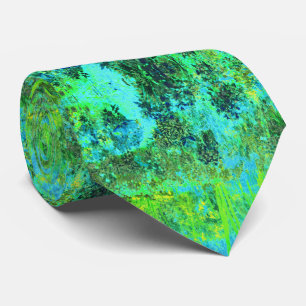 Trippy Lime Green and Blue Garden Ligcape Slips