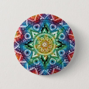 Trippy Mandala Knapp