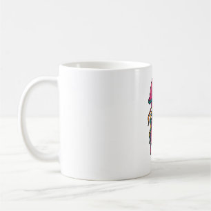 Trippy manetmugg – Neoniska havsvibbar Kaffemugg