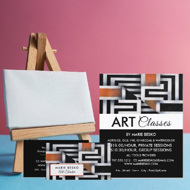 Trippy Maze Mönster, Art Class Advertising Flygblad (Skapare uppladdad)