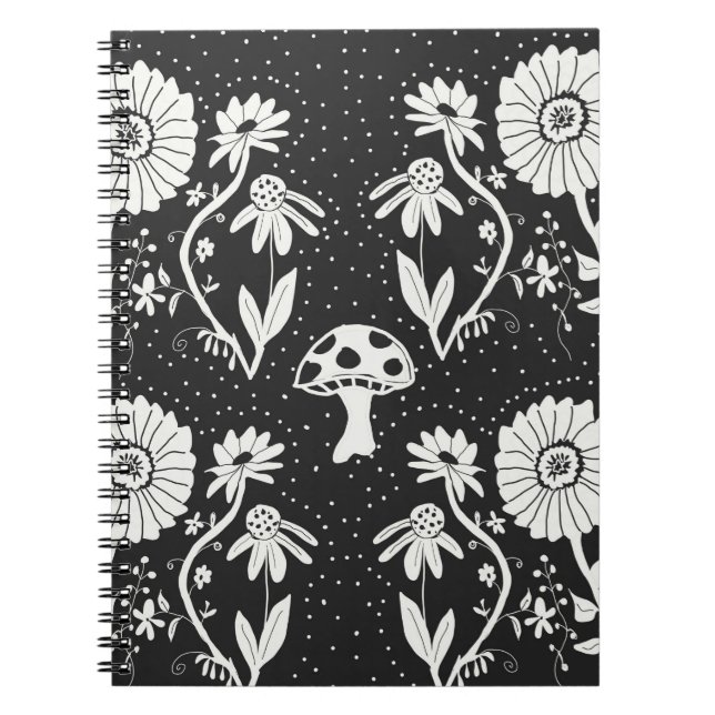 Trippy Mushroom bärbar dator Anteckningsbok (Framsidan)