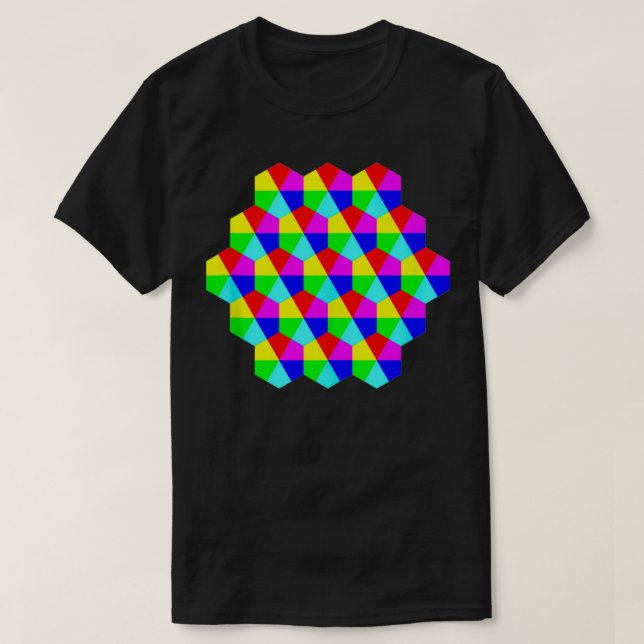 Trippy Music Festival Hippy Psychedelic Design T Shirt (Design framsida)