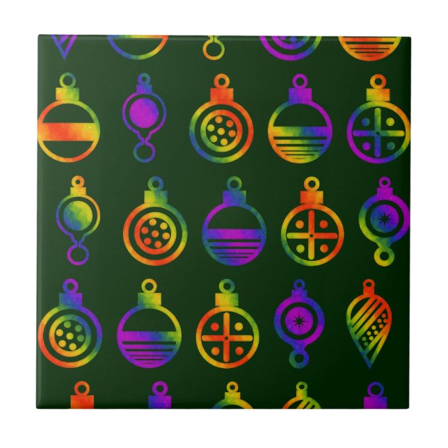 Trippy Ornaments Kakelplatta (Framsidan)
