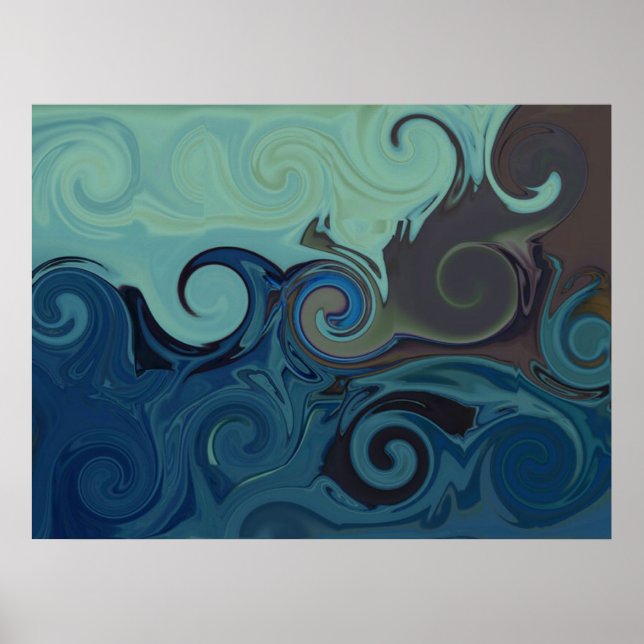 Trippy på Canvas Poster (Framsidan)
