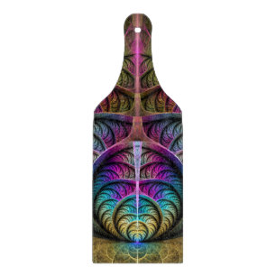 Trippy Patternated Colorful Abstrakt Fractal Art
