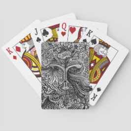 Trippy Porträtt Casinokort