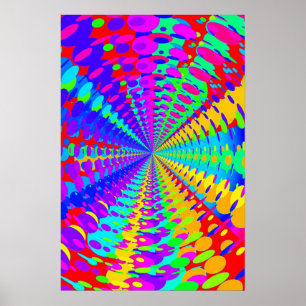 Trippy Poster: Abstrakt Psychedelic Poster